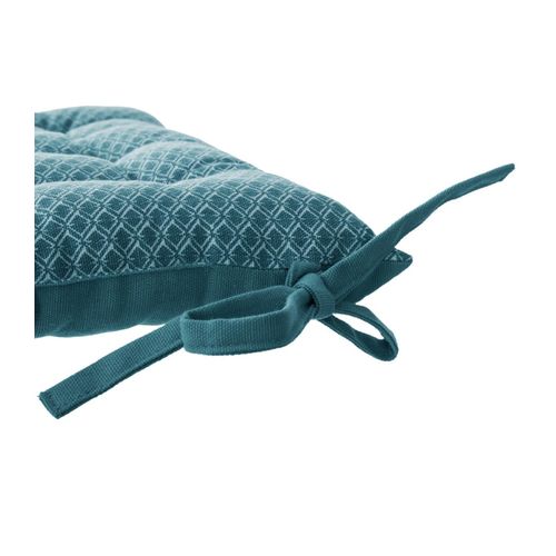 Galette De Chaise Otto Bleu 38x38