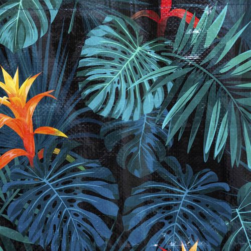 Sac De Shopping Motif à Feuilles