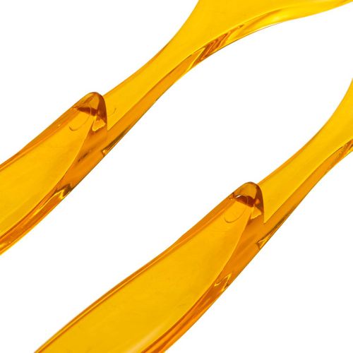 Couverts à Salade Jaune Moutarde Square