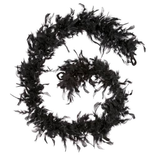 Guirlande De Noël Large 9 Cm Boa Plumes Longueur 1.8 Mètres