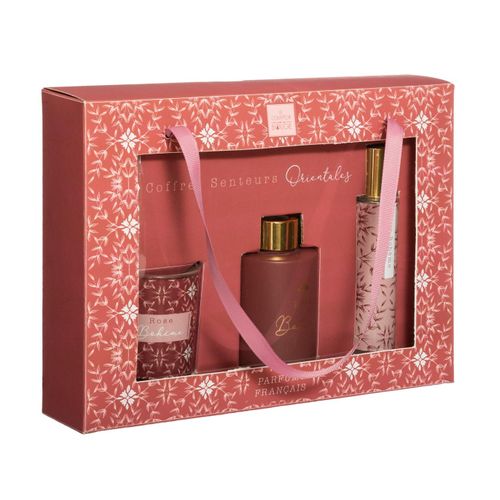 Coffret Senteur Gypsy Diffuseur De Parfum, Bougie Parfumée Et Spray