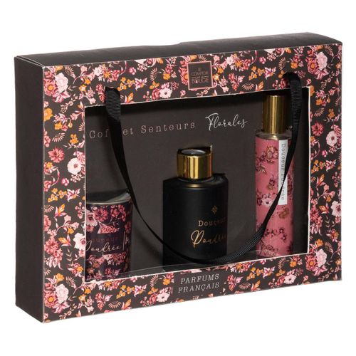 Coffret Senteur Gypsy Diffuseur De Parfum, Bougie Parfumée Et Spray