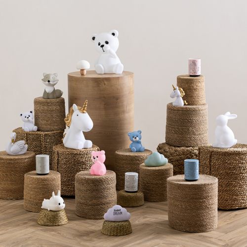 Veilleuse Enfant LED "push" - Métal - H11 Cm