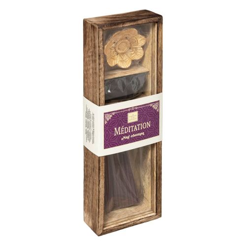 Coffret Senteur Encens 30 Batônnets 10 Cônes Et 1 Coupelle