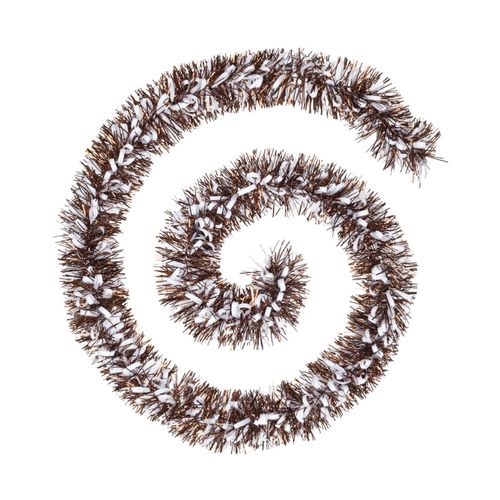 Guirlande De Noël Large 10 Cm Avec Bouclettes Longueur 2 Mètres