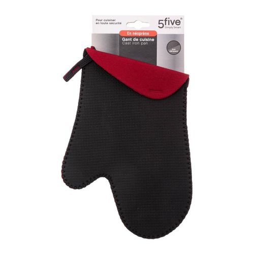 Gant De Cuisine Néopréne Noir Et Rouge
