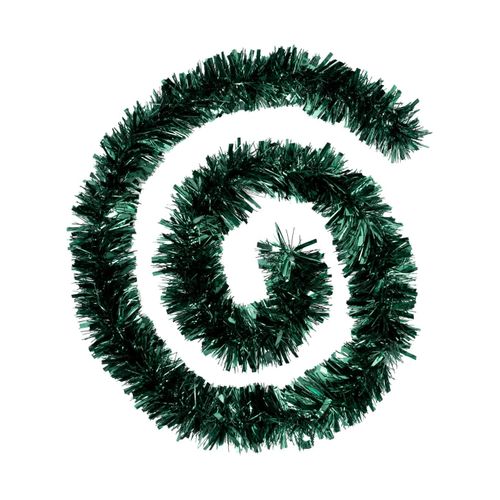 Guirlande De Noël Large 10 Cm Vert Mixte Brillant Et Mat Longueur 2 Mètres