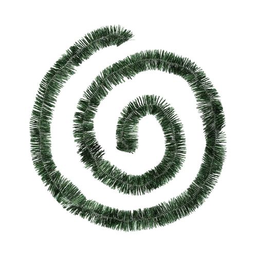 Guirlande De Noël Large 5 Cm Vert Holographique Longueur 2 Mètres