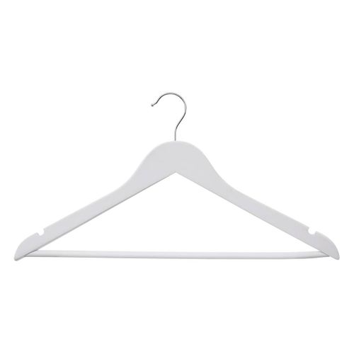 3 Cintres En Bois Noir Rubber