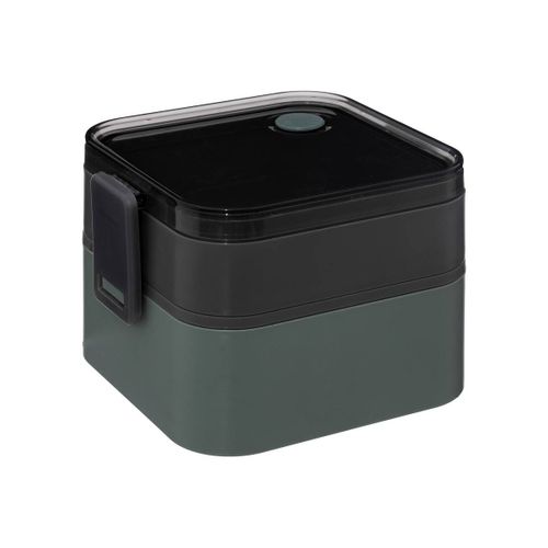 Lunch Box 2 Compartiments Gris 1.5l 360 En Polypropylène