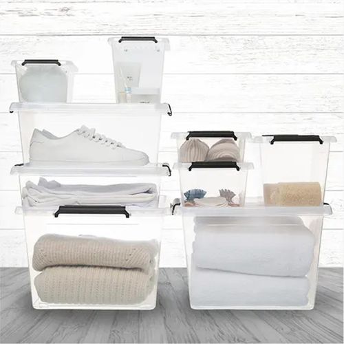 Boîte En Plastique Transparente 22l Clip N' Box