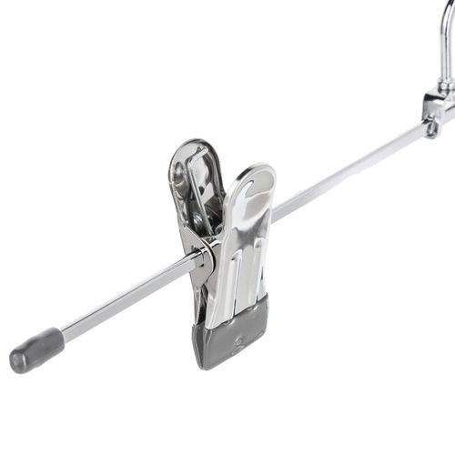 3 cintres à Pinces En Métal