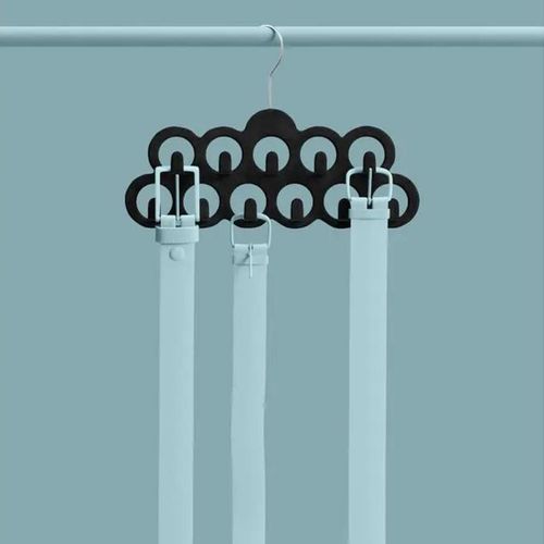 Cintre En Feutrine "ceintures" 30cm Noir