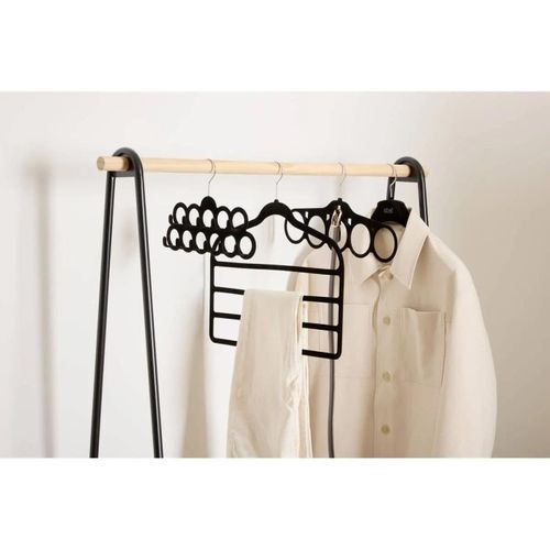 Cintre En Feutrine "ceintures" 30cm Noir