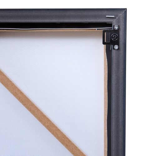 Toile Imprimée Encadrée Maribel Noir 68x68cm