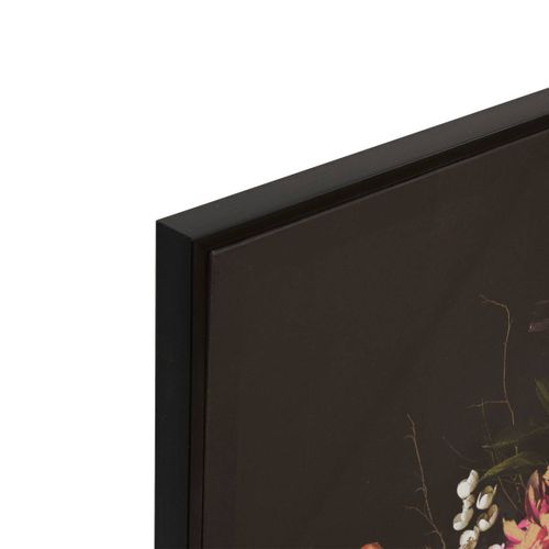 Toile Imprimée Encadrée Maribel Noir 68x68cm