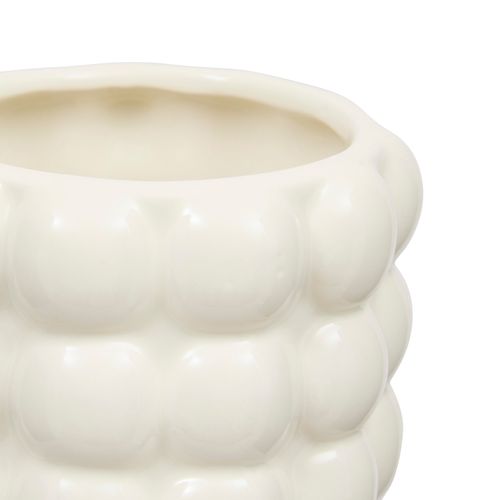 Vase boules H. 23 cm SKY Blanc ou bleu ciel