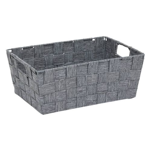 Panier Lise Biseauté L28cm Gris