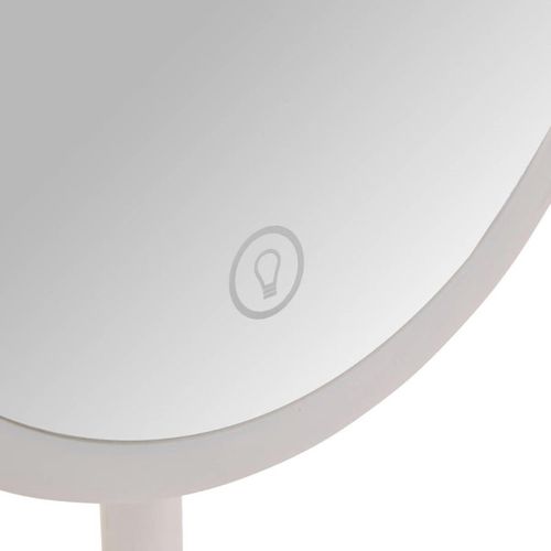 Miroir Lumineux L19cm Blanc