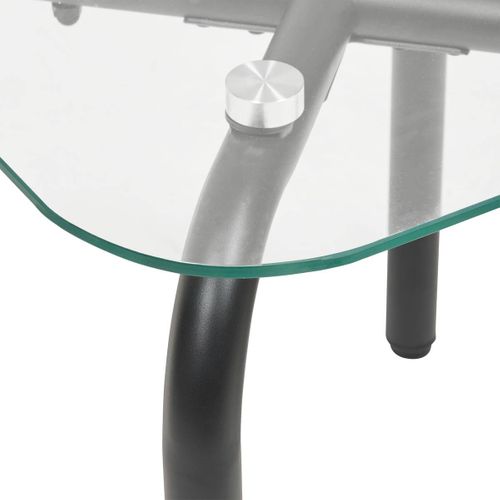 Lot De 2 Tables D'appoint Hecate Argent 50x50cm