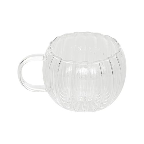 Lot De 4 Tasses à Café Sur Rack "pumpkin" 18cl Transparent