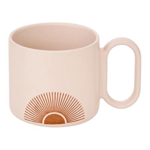 Coffret 2 Mugs "sunshine" 36cl Beige