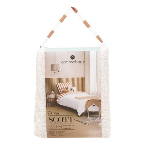 Parure De Lit Bouclette Scott 140x200cm Multicolore