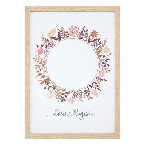 Coffret Cadre à Empreintes 31,6x22,6cm Avec Tampon Encreur Nomade