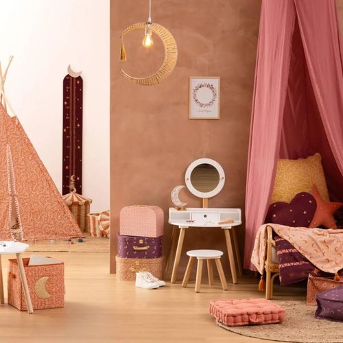 Suspension Lune Bella 33 Cm Corde Atmosphera