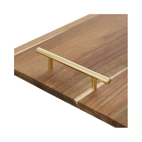 Plateau De Service En Bois "mina" 40cm Marron