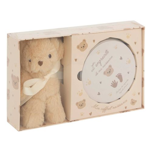 Coffret Moulage Empreinte Et Ours En Peluche