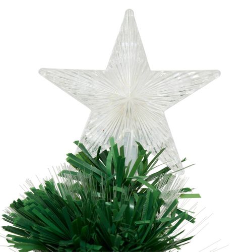 Sapin Lumineux Fibre Optique Mannelé 53 LED H.120cm