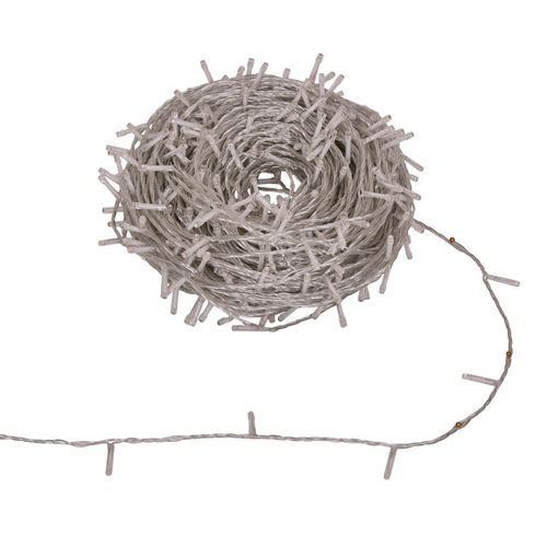 Guirlande Lumineuse Extérieur 10 Mètres 100 LED Jaune Ambre 8 Jeux De Lumière