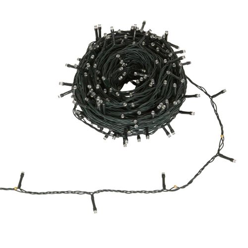 Guirlande Lumineuse Extérieure Solaire 300 LED Blanc Froid L.30m