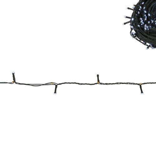 Guirlande Lumineuse Extérieure Solaire 300 LED Blanc Froid L.30m