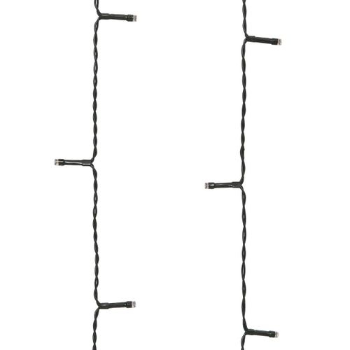 Rideau De Façade Lumineux Extérieur Solaire 425 LED Blanc Chaud L.250cm