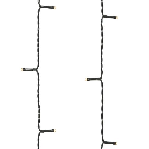 Rideau De Façade Lumineux Extérieur Solaire 425 LED Blanc Chaud L.250cm