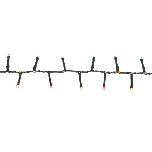 Guirlande Cluster Lumineuse Extérieure Solaire 400 LED Multicolore L.8m