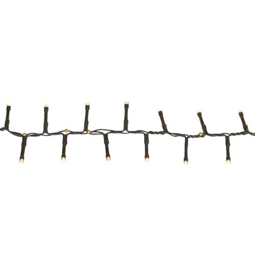 Guirlande Cluster Lumineuse Extérieure Solaire 800 LED Blanc Chaud L.16m