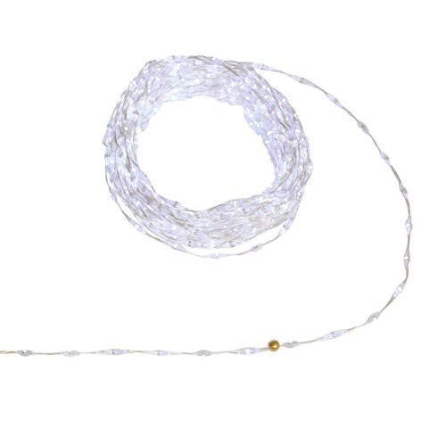 Guirlande Cluster Lumineuse Extérieure Solaire 480 LED Blanc Froid L.7,2m