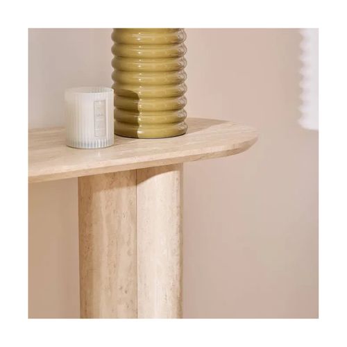 Console Anaya 110 Cm Mdf Effet Travertin Atmosphera
