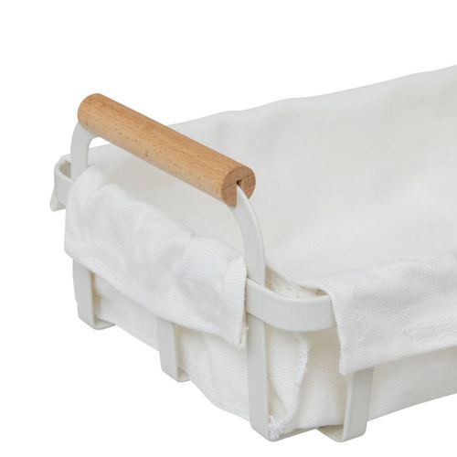 Corbeille à Pain Balm L27,6cm Blanc En Métal