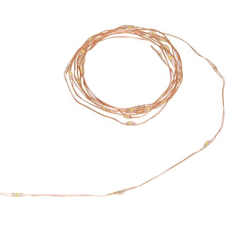 Guirlande Lumineuse Intérieur 40 LED Blanc Chaud Sur 2 Mètres