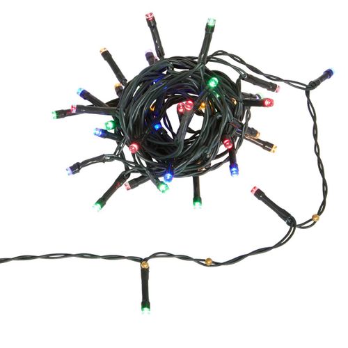 Guirlande Lumineuse Extérieure Solaire 50 LED Multicolore L.5 M