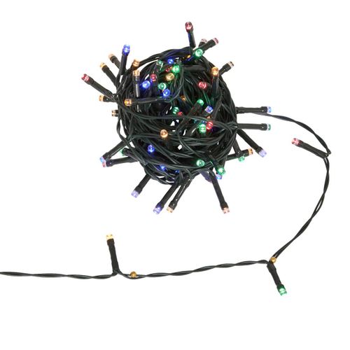 Guirlande Lumineuse Extérieure Solaire 100 LED Multicolore L.10m