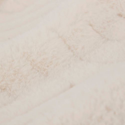 Plaid Imitation Fourrure "arka" 120x160cm Ivoire