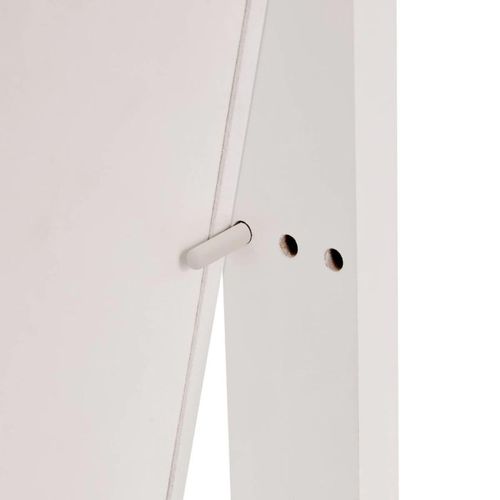 Armoire à Bijoux Avec Miroir "emily" 158cm Blanc