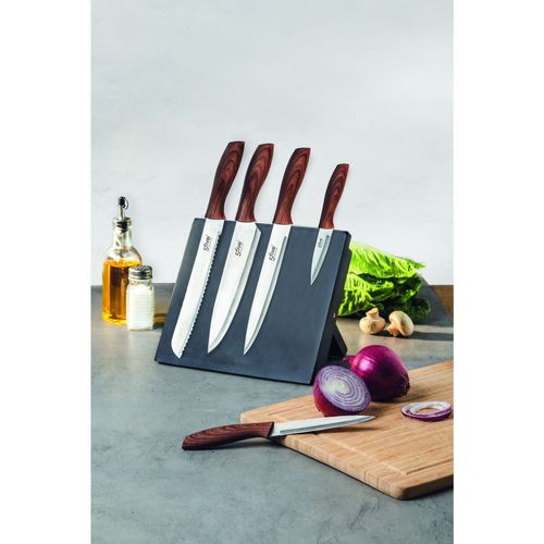 Bloc Aimanté Avec 5 Couteaux