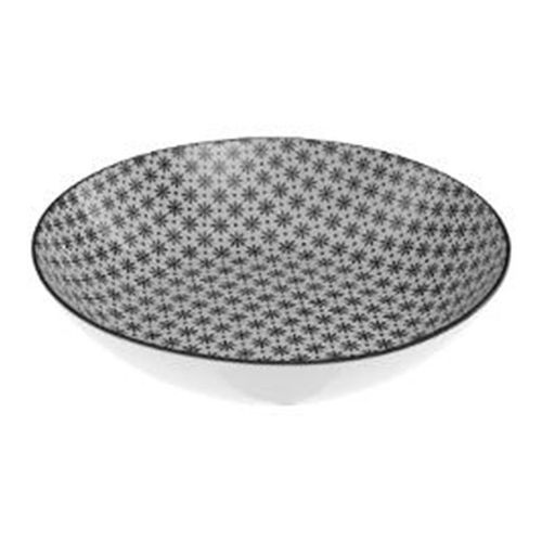 Assiette creuse Ø.20 cm BOHEMIA Noir / Blanc