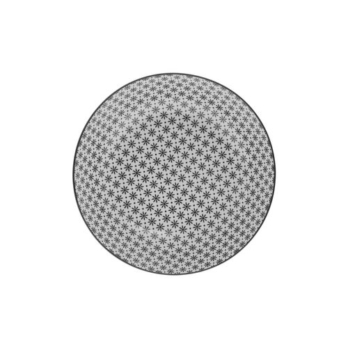 Assiette creuse Ø.20 cm BOHEMIA Noir / Blanc